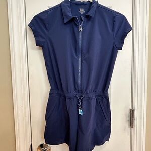 Athleta Girl size 12 zip up romper.